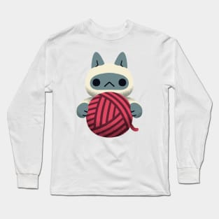 Yarn Kitty - Blue-Point Long Sleeve T-Shirt